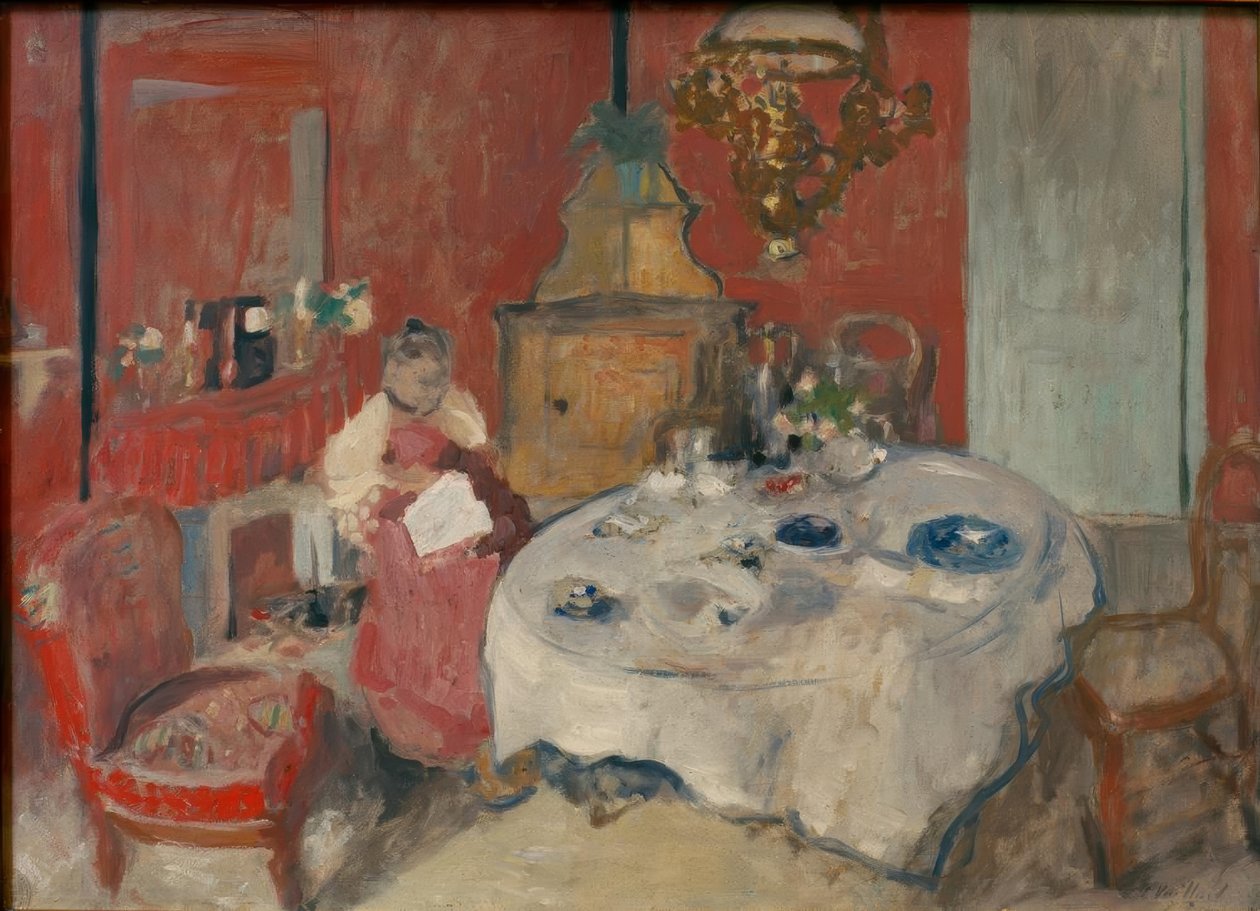 A sala de jantar de Edouard Vuillard