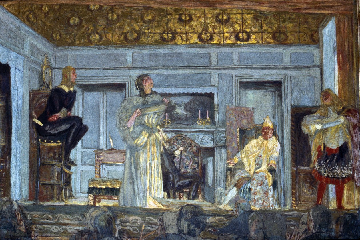 Decorações dos doentes imaginários por Moliere de Edouard Vuillard