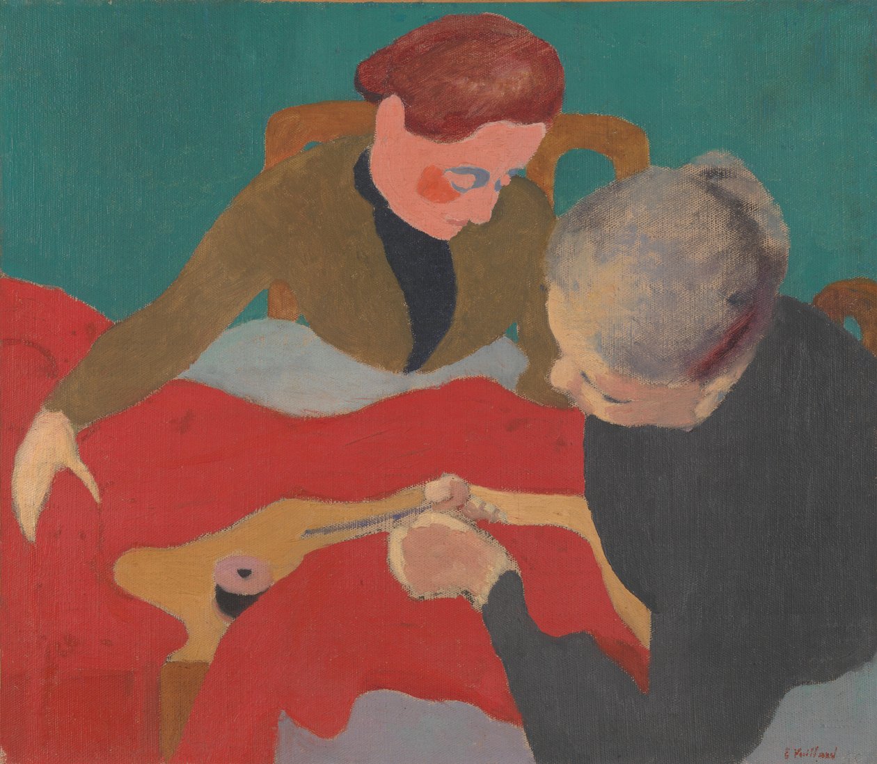 Costureiras, década de 1890 de Edouard Vuillard