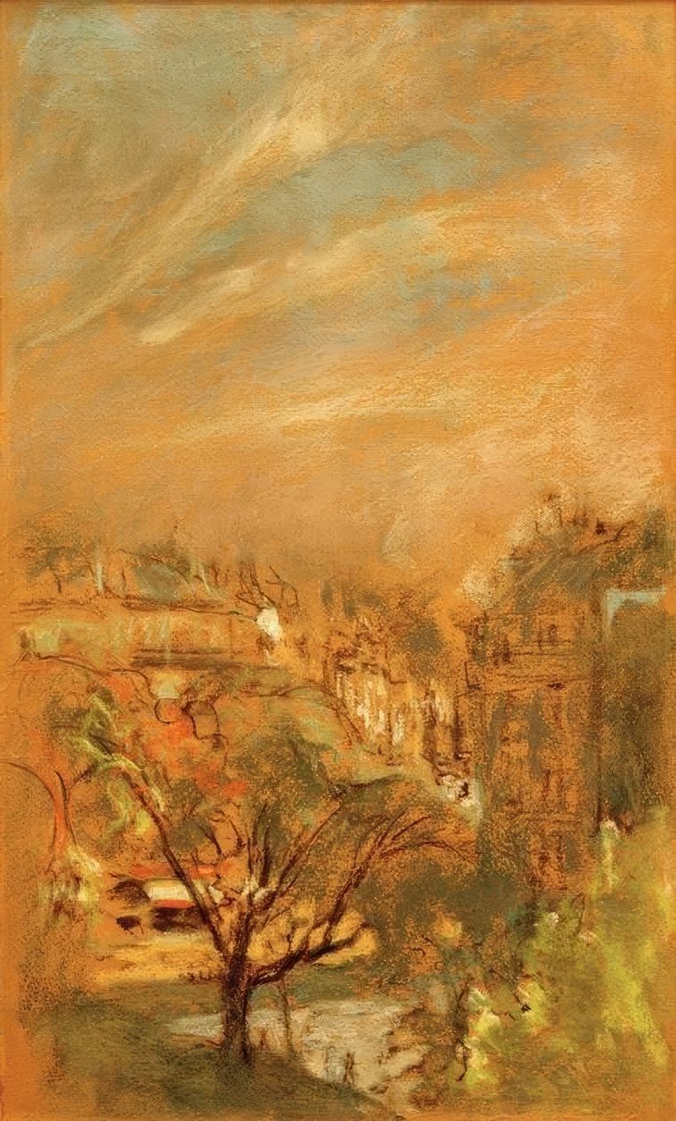 Efeito de manhã na Praça Ventimiglia de Edouard Vuillard