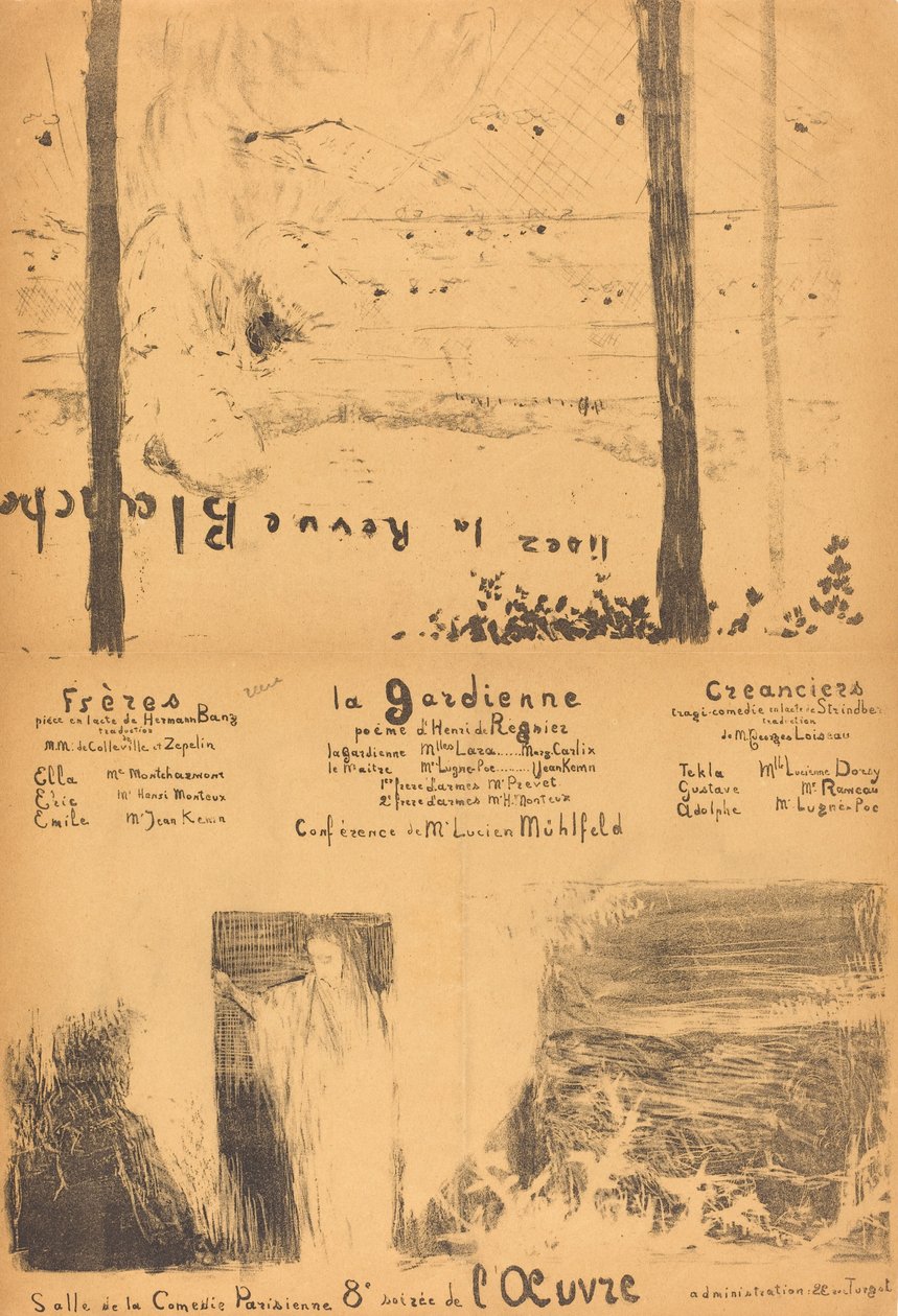 Frères, La Gardienne, Créanciers, 1894. de Edouard Vuillard
