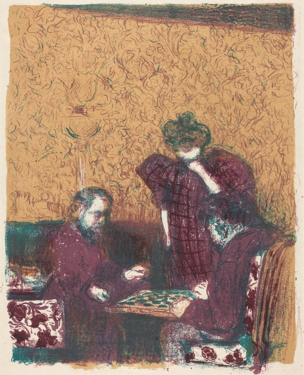 Das Damespiel de Edouard Vuillard