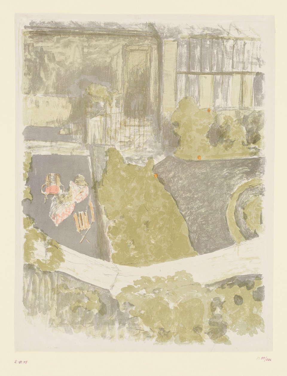 Jardim em frente ao estúdio de Edouard Vuillard