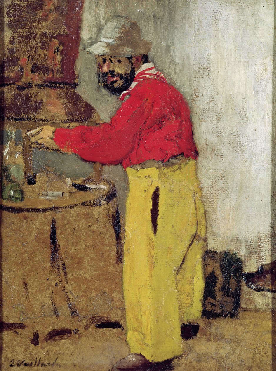 Henri de Toulouse-Lautrec em Villeneuve sur Yonne, 1898 de Edouard Vuillard
