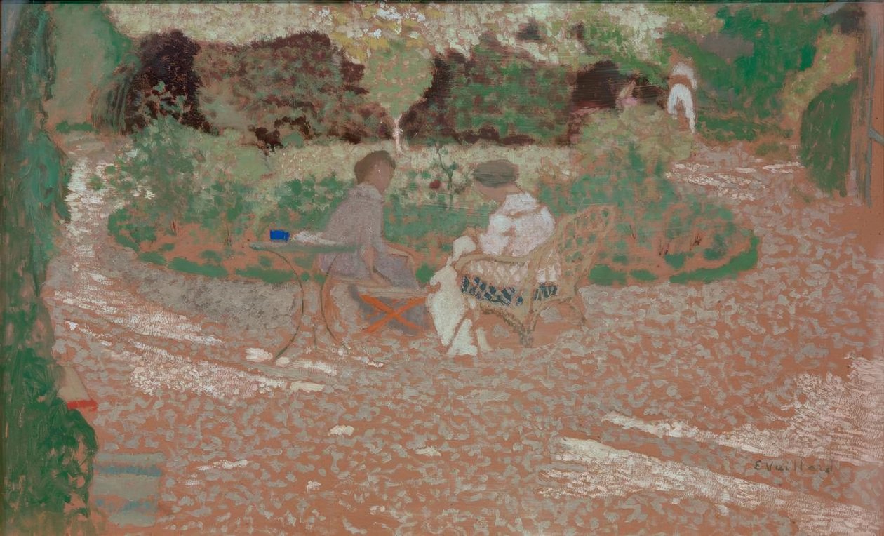 No jardim de Edouard Vuillard