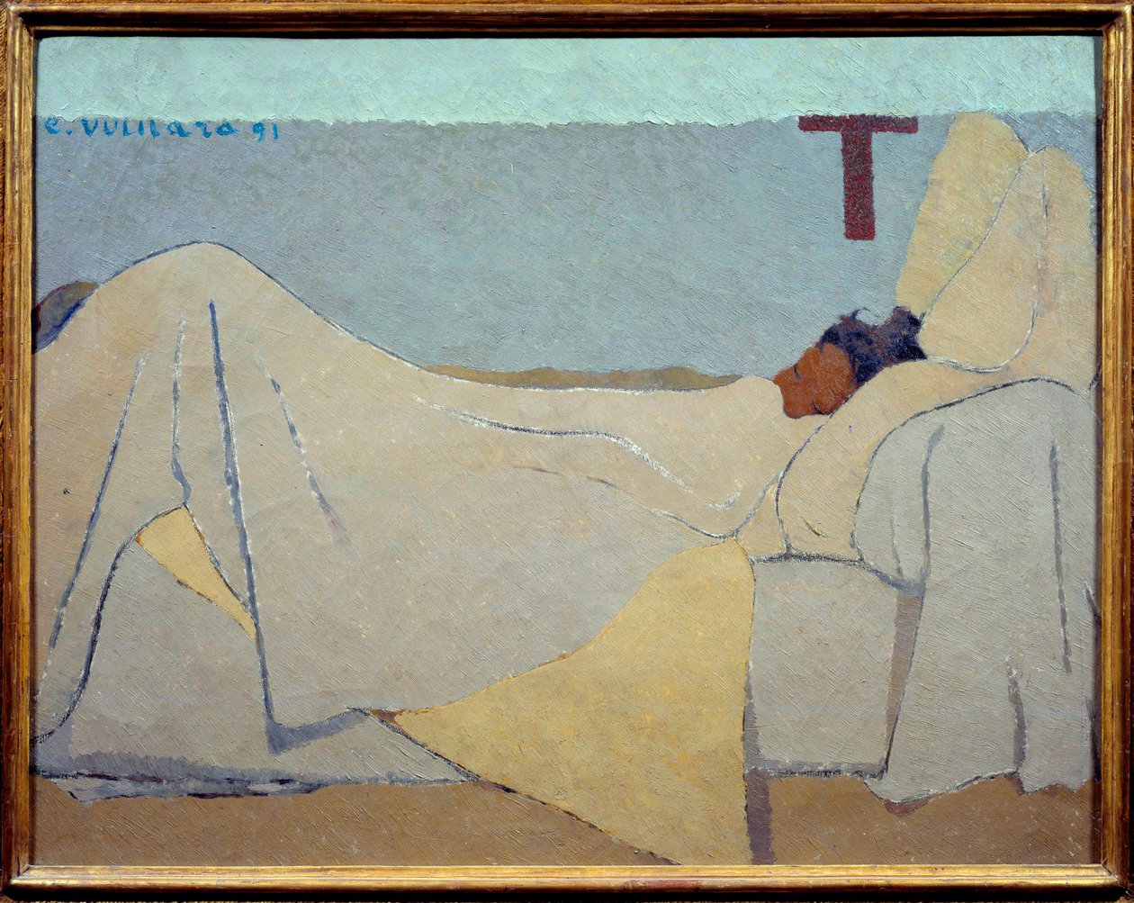 Na cama de Edouard Vuillard