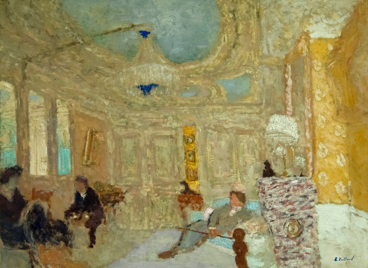 Na sala de espera de Edouard Vuillard