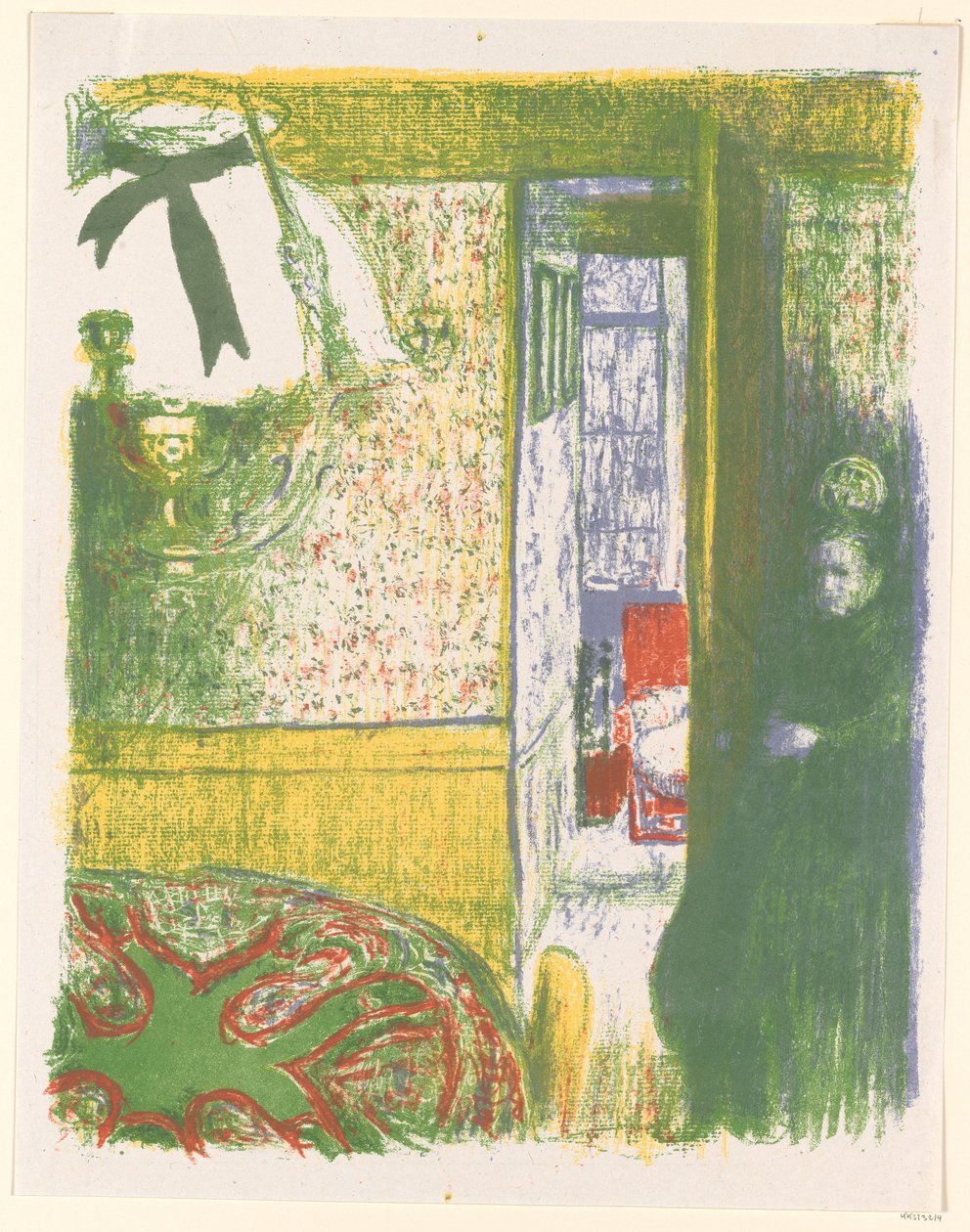 Interior para suspensão de Edouard Vuillard