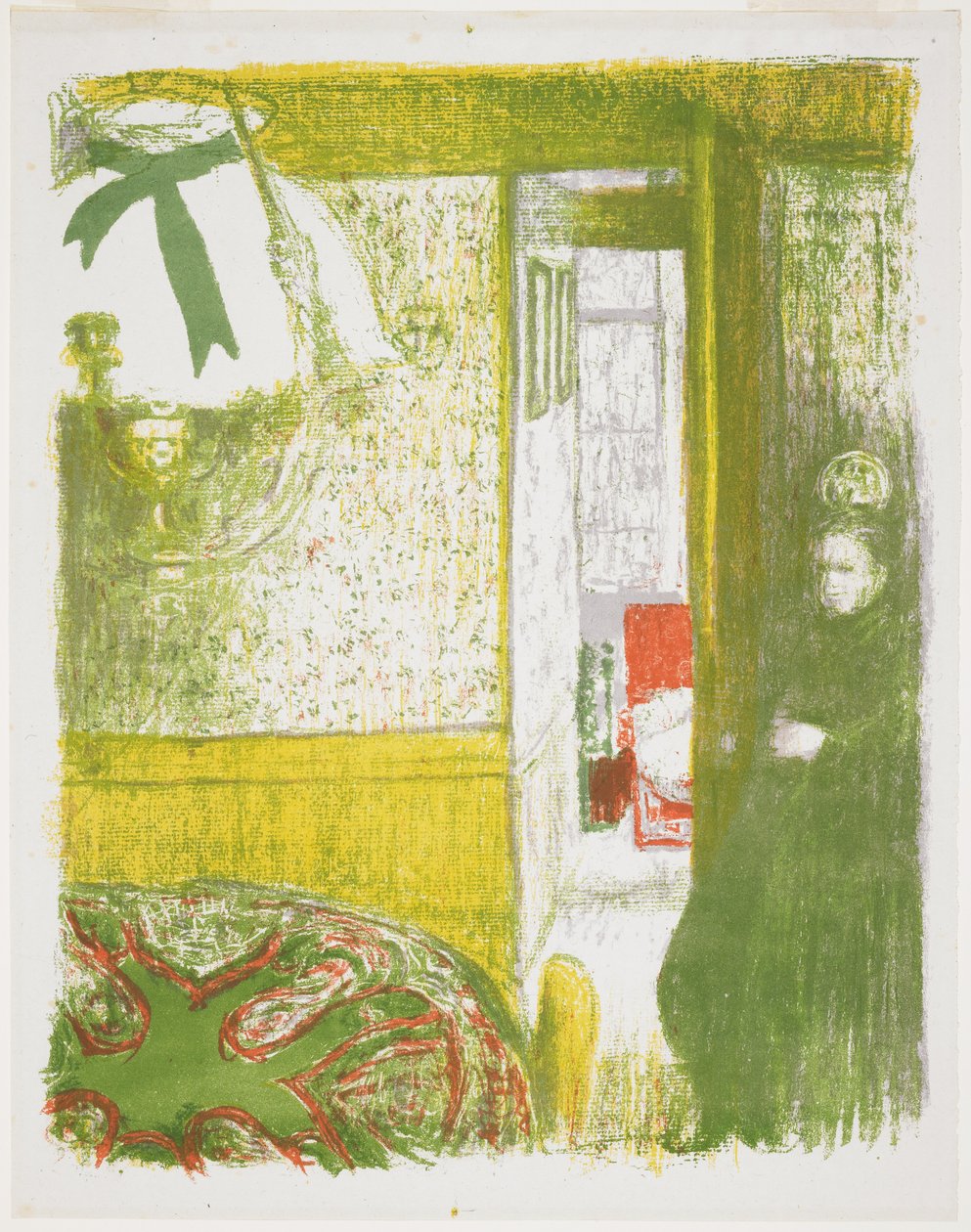 Interior com Lâmpada Suspensa de Edouard Vuillard