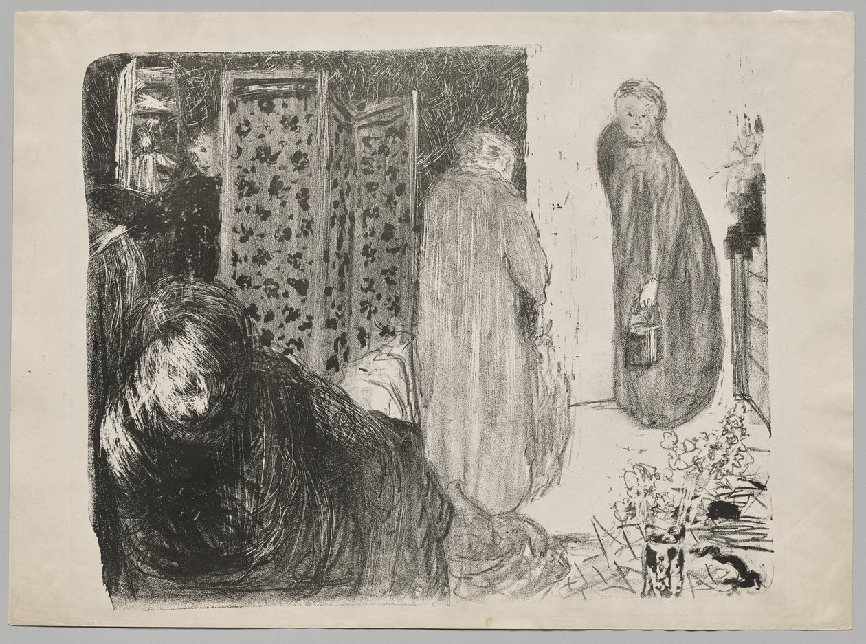 Interior com tela de Edouard Vuillard