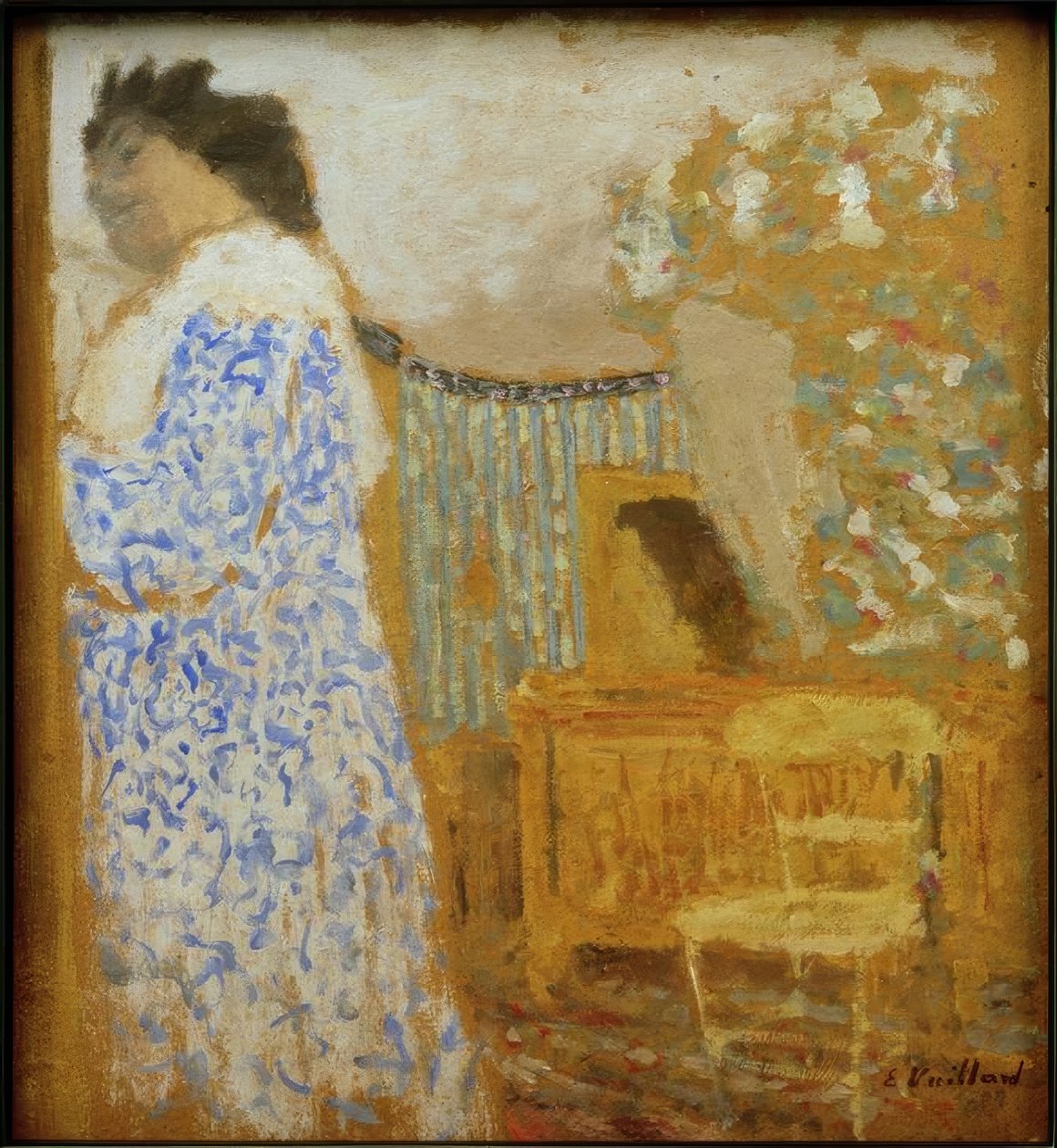 Interior com mulher de Edouard Vuillard