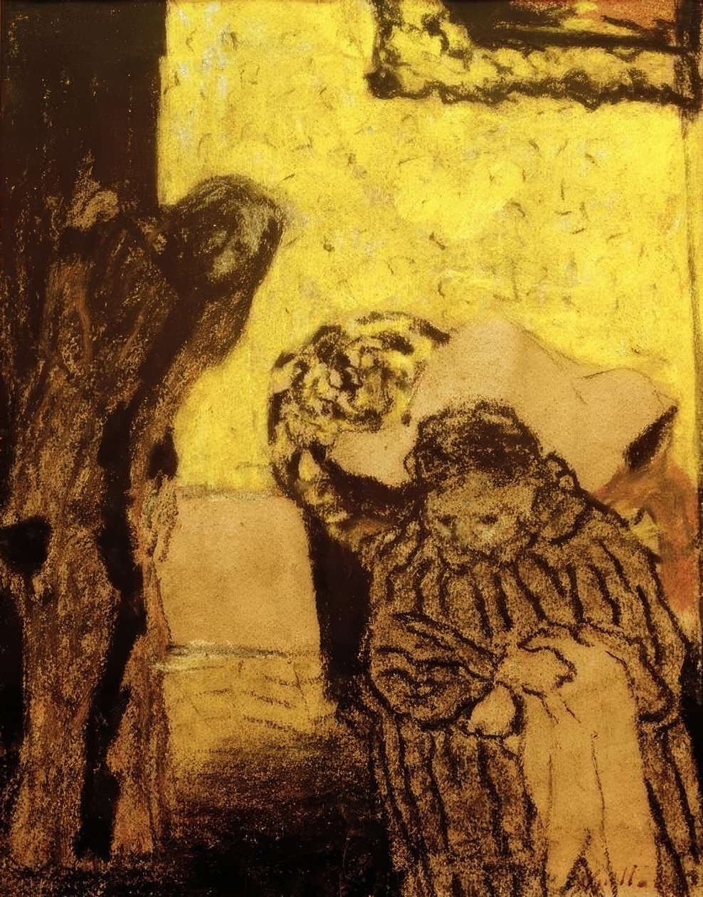 Cochilando ou convalescença de Edouard Vuillard