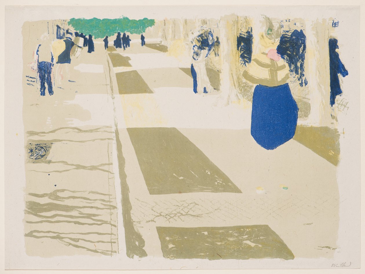 Paisagens e interiores: A alameda de Edouard Vuillard