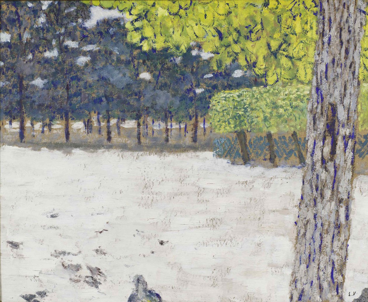 O Jardim das Tulherias, ca 1894. de Edouard Vuillard