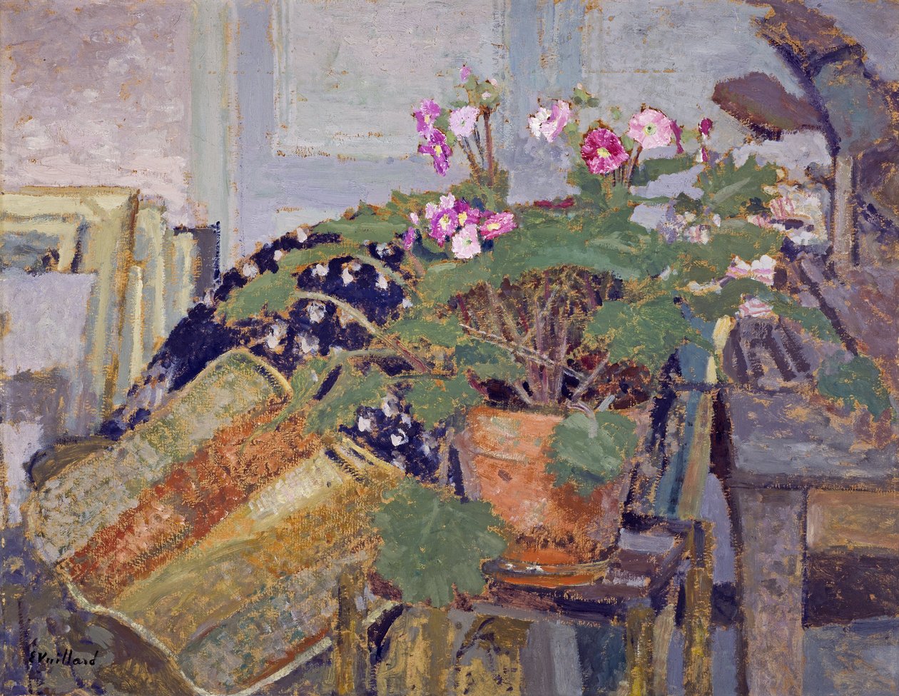 O vaso de flores de Edouard Vuillard