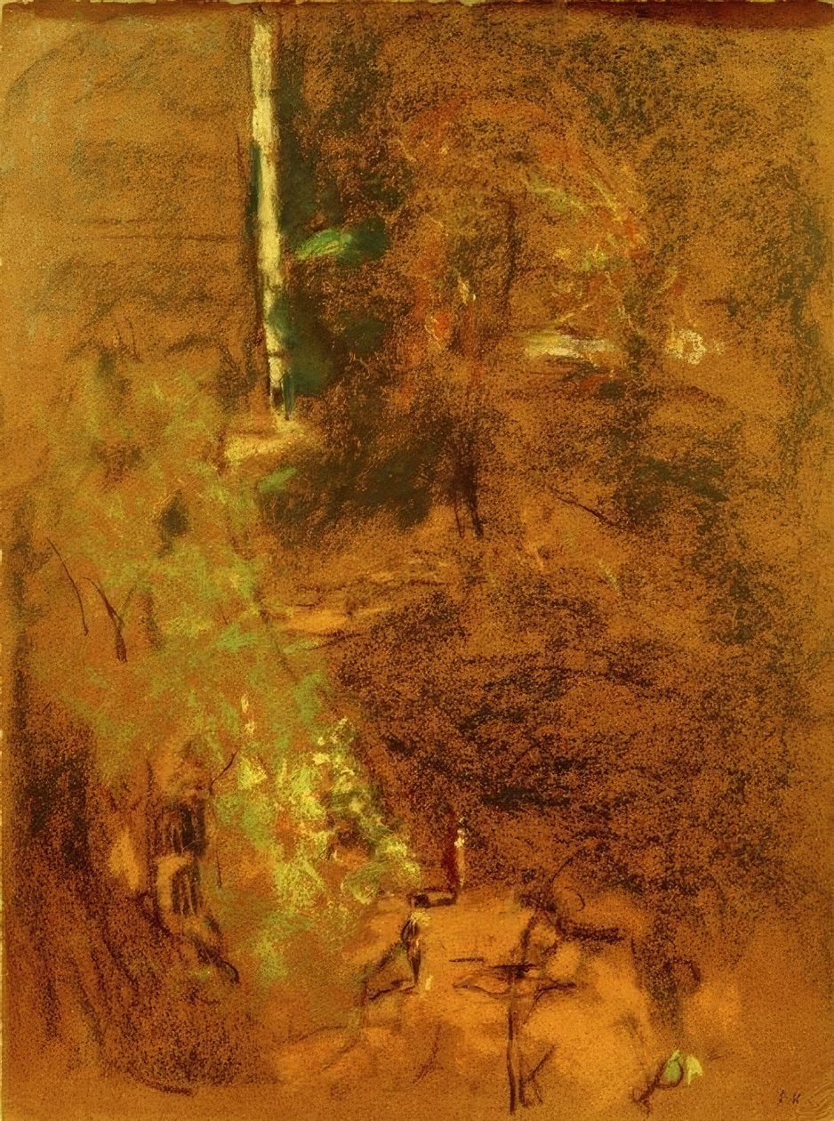 Praça Ventimiglia na névoa da manhã de Edouard Vuillard