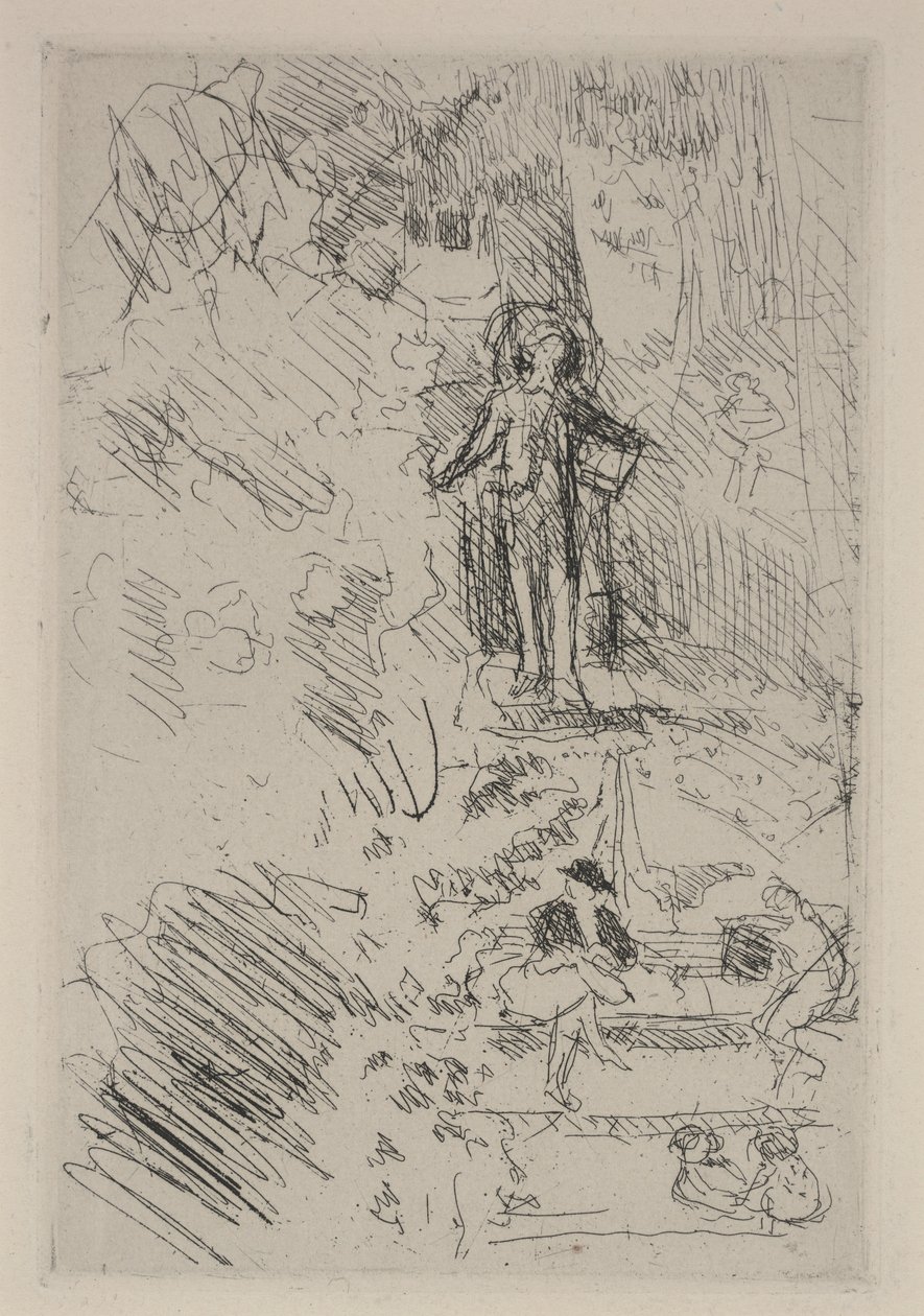 Pequenos Esboços na Praça de Edouard Vuillard
