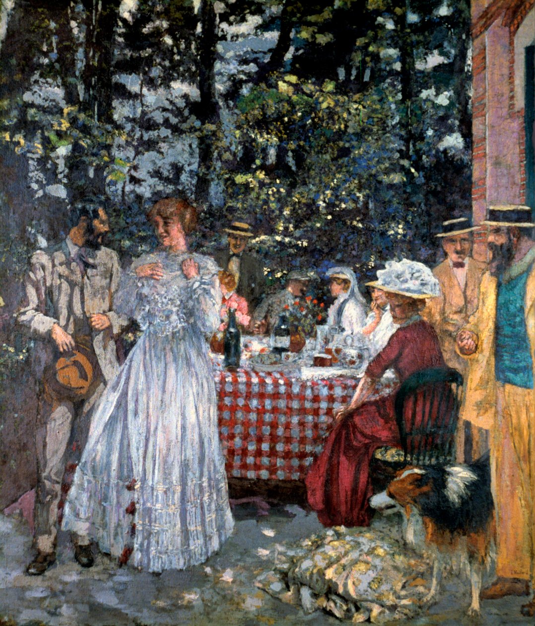 Almoço em Vasouy, 1901 de Edouard Vuillard