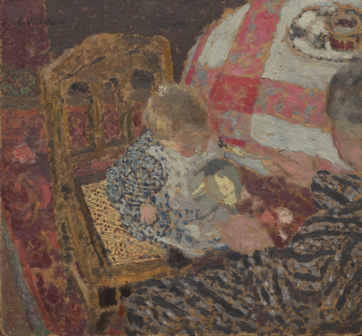Almoço (Annette e sua avó) de Edouard Vuillard