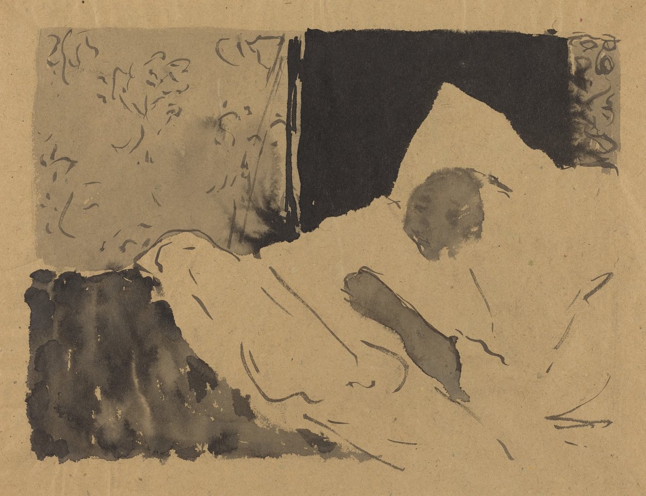 Madame V. Dormindo de Edouard Vuillard