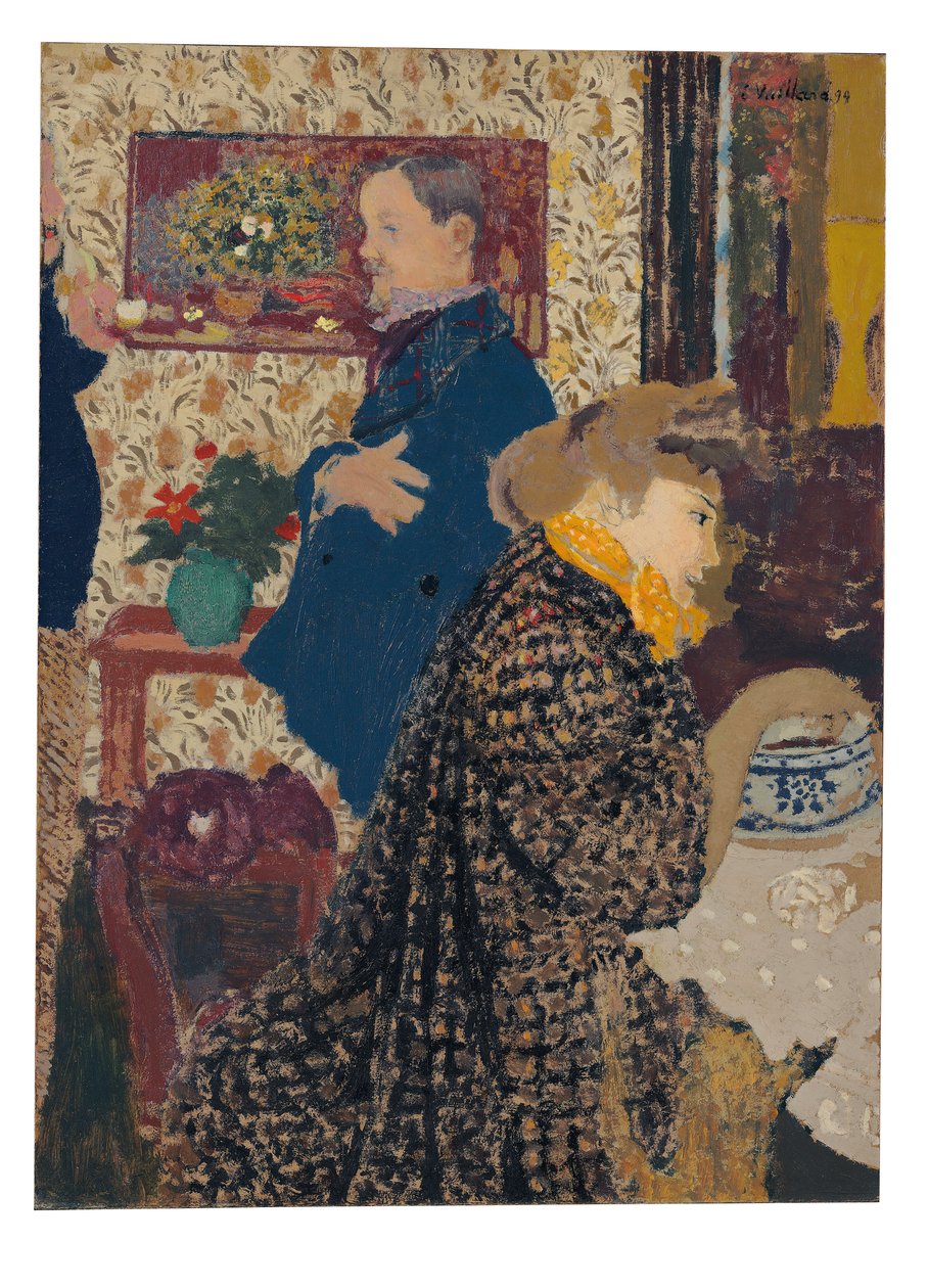 Misia e Vallotton em Villeneuve, 1899 de Edouard Vuillard