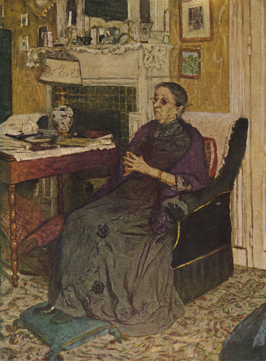 Sra. Kapferer 1919, 1919, 1946 de Edouard Vuillard