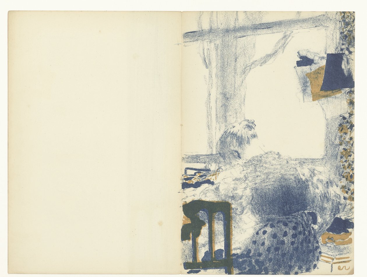 A costureira senta-se à janela no interior
La Couturière de Edouard Vuillard