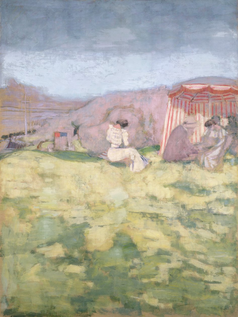 Na praia de Edouard Vuillard