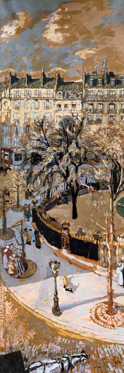 Place Ventimiglia, Paris, 1908-1910 de Edouard Vuillard