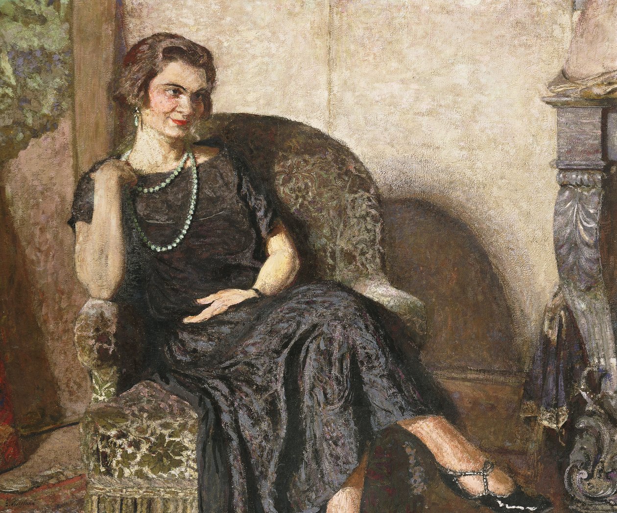 Retrato da Sra. Fridette Satton, 1923 de Edouard Vuillard