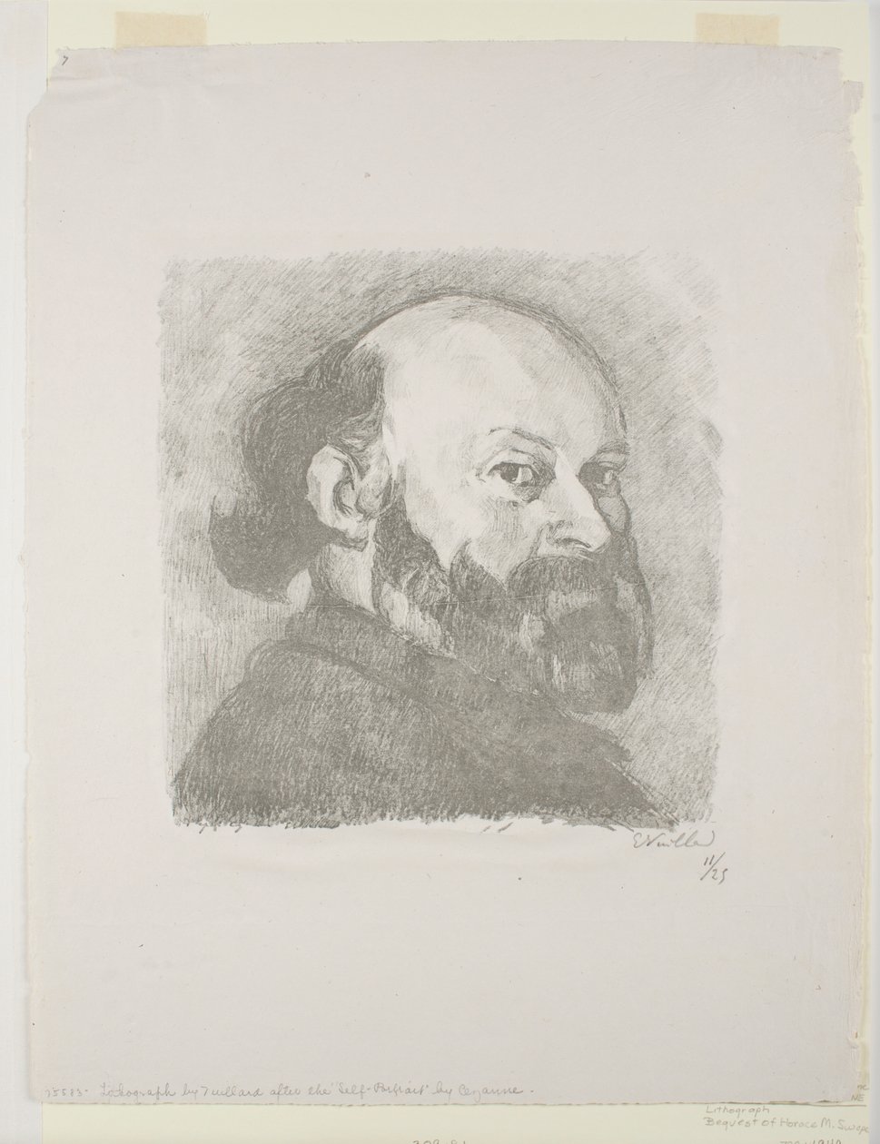 Retrato de Cézanne de Edouard Vuillard
