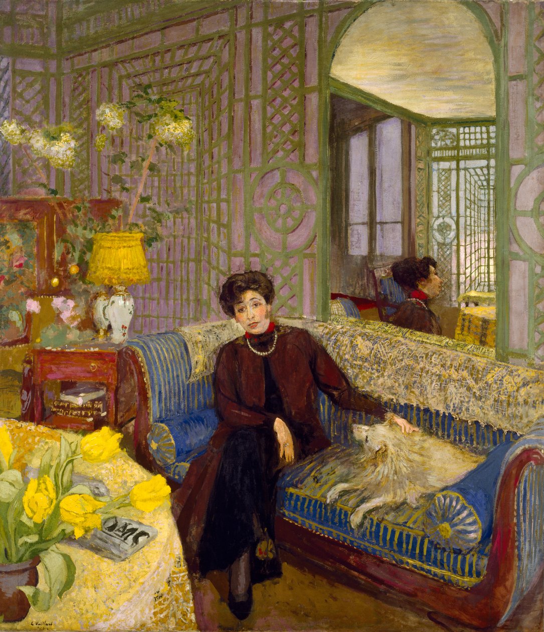 Retrato de Marcelle Aron, esposa de Tristan Bernard (1866-1947) 1914 de Edouard Vuillard
