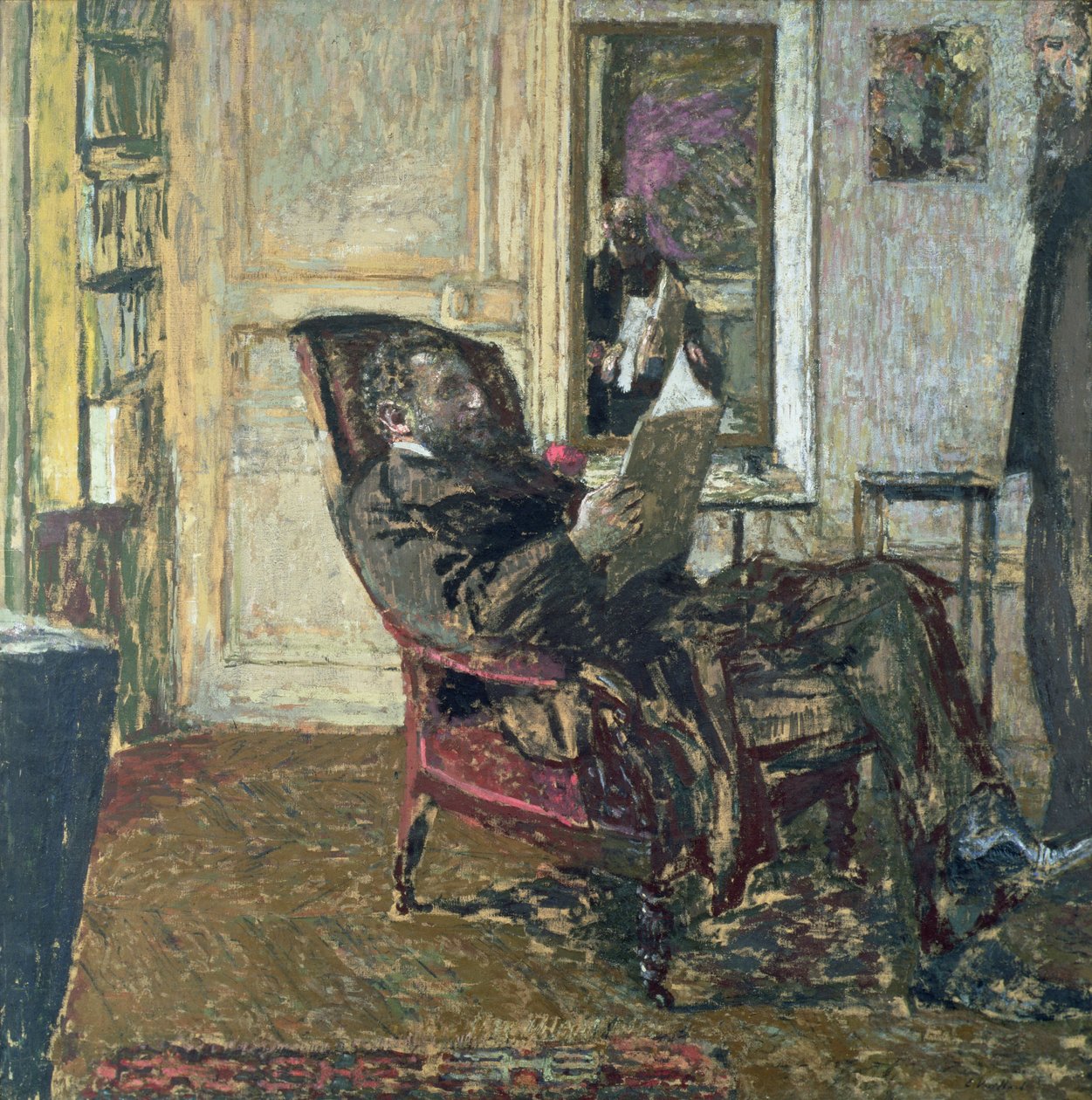 Retrato de Thadee Natanson (1868-1952) 1907-08 de Edouard Vuillard