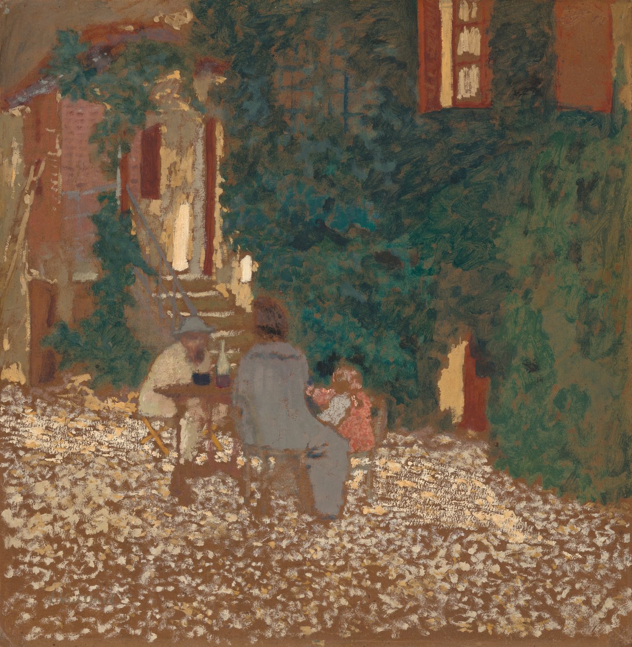 Repasto em um jardim, 1898. de Edouard Vuillard