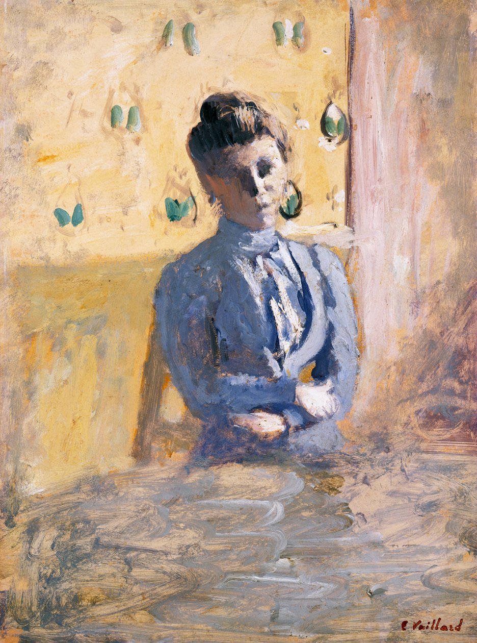 Mulher sentada em azul, c.1899 de Edouard Vuillard