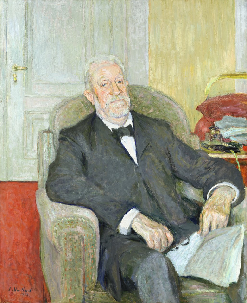 Senador Eduard Wilhelm Ludwig Heinrich Roscher (1838-1929) 1913 de Edouard Vuillard