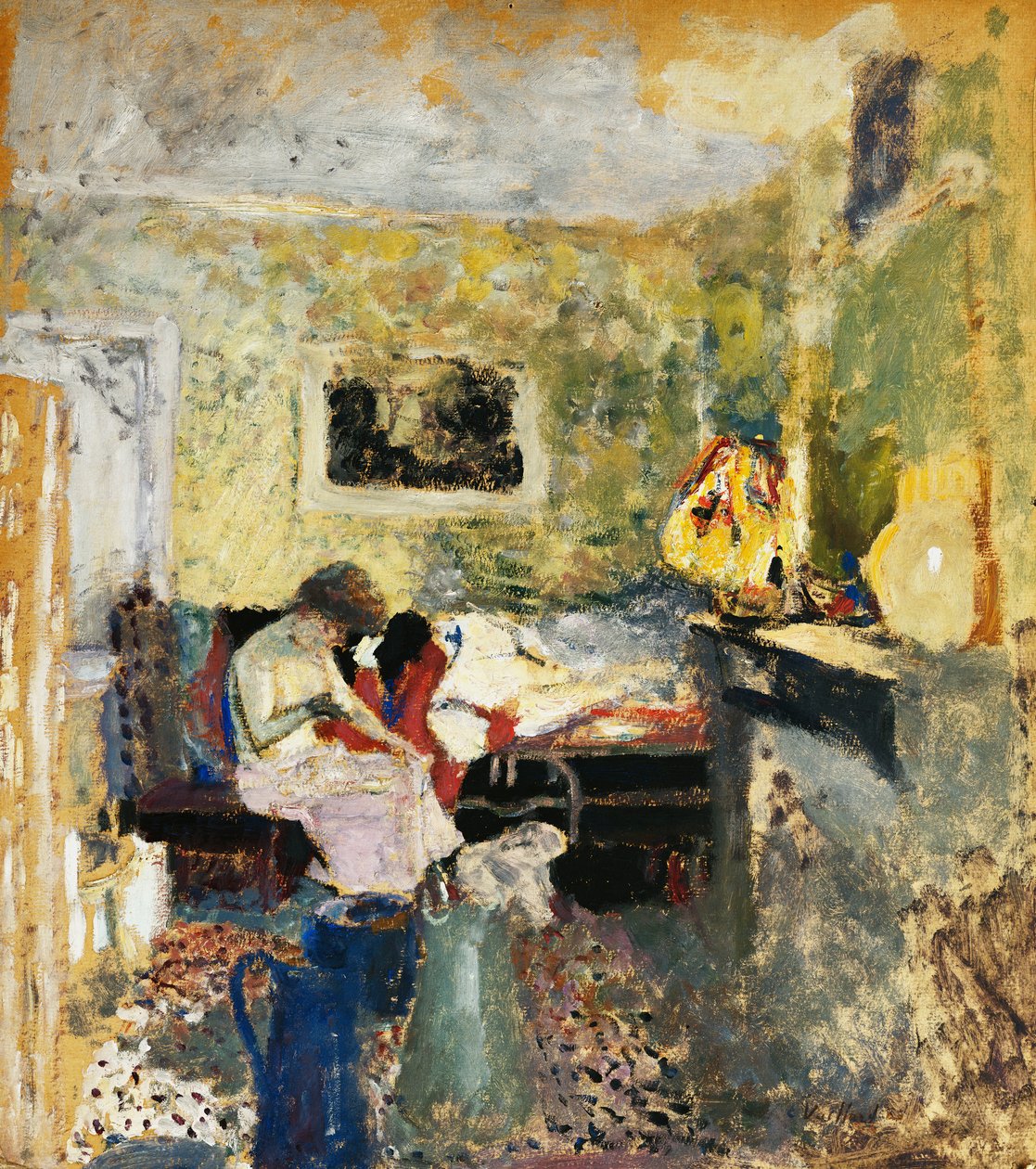 A Sala Verde; La Chambre Verte de Edouard Vuillard