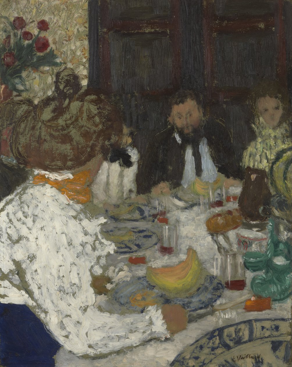O almoço, c.1895 de Edouard Vuillard
