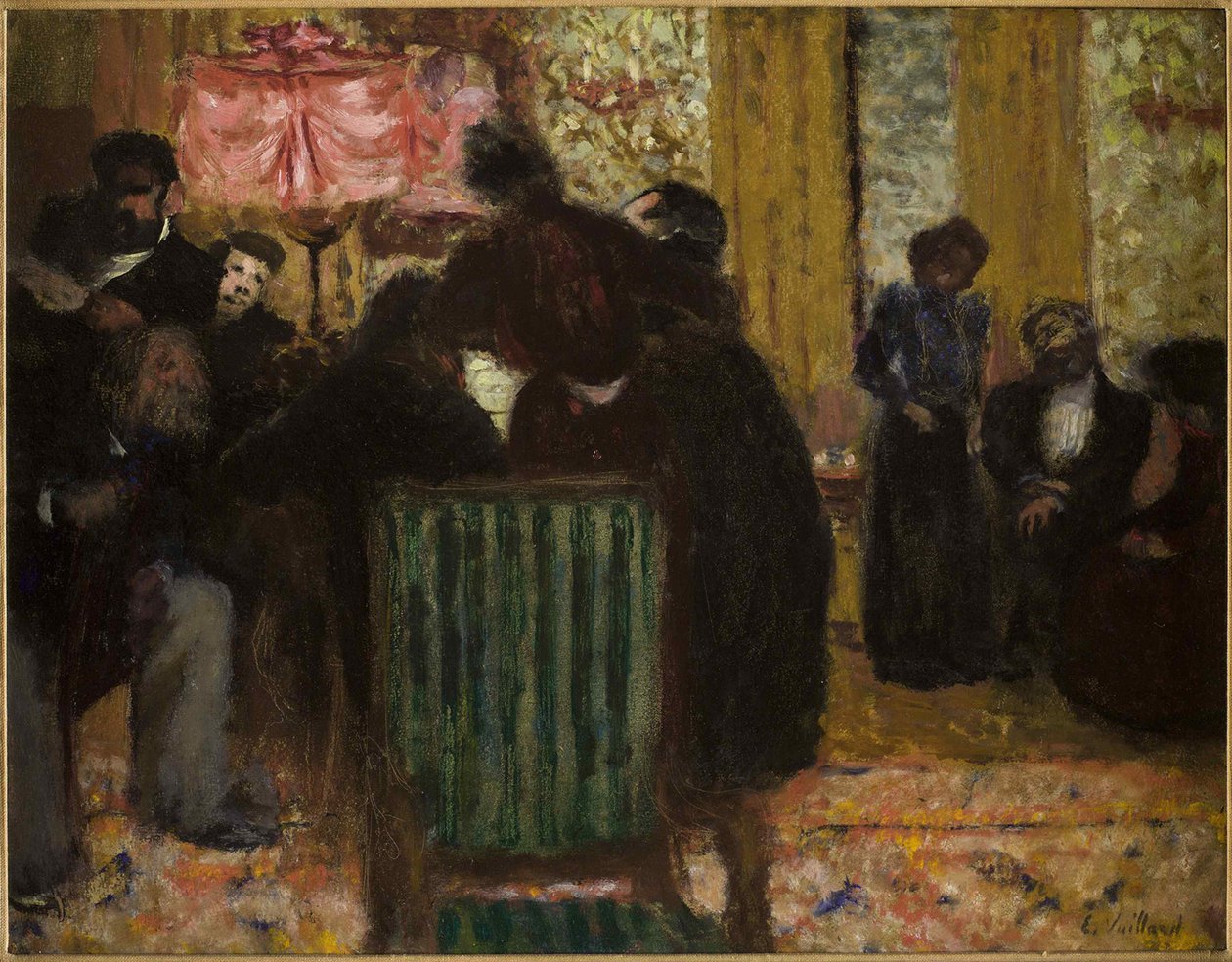 A noite musical, ca 1896-1899. de Edouard Vuillard