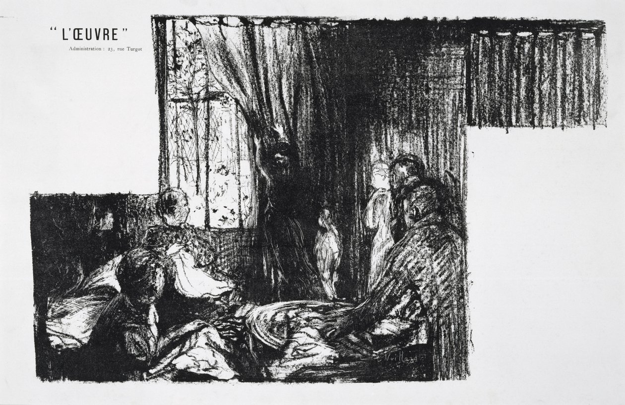 Os pilares da sociedade, 1896 de Edouard Vuillard