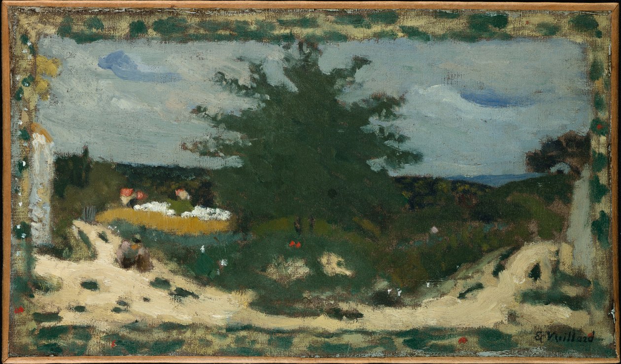 A estrada ensolarada, Laville Pond, c.1898 de Edouard Vuillard