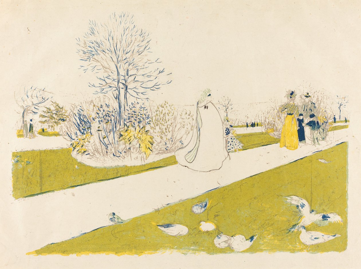 O Jardim das Tulherias de Edouard Vuillard