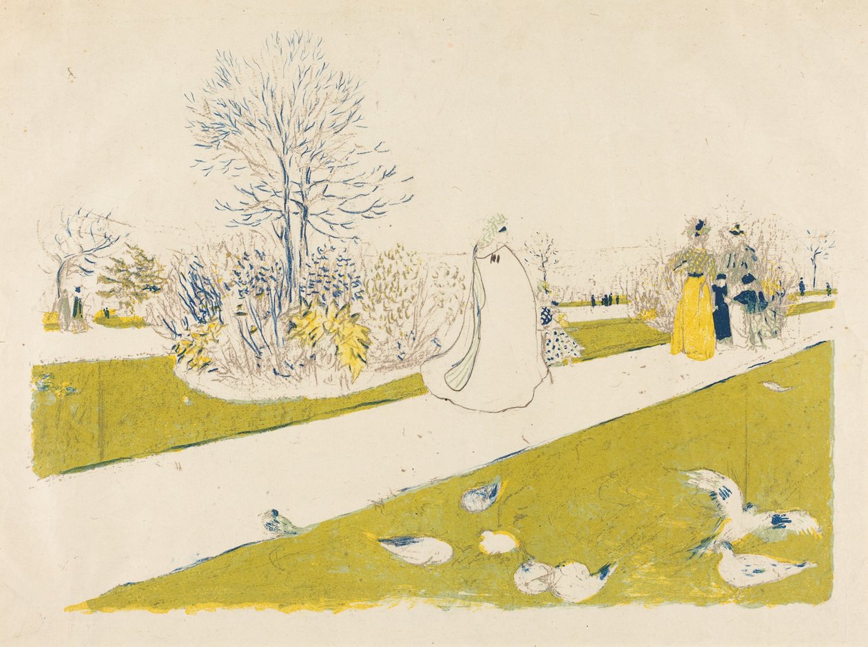 O Jardim das Tulherias de Edouard Vuillard