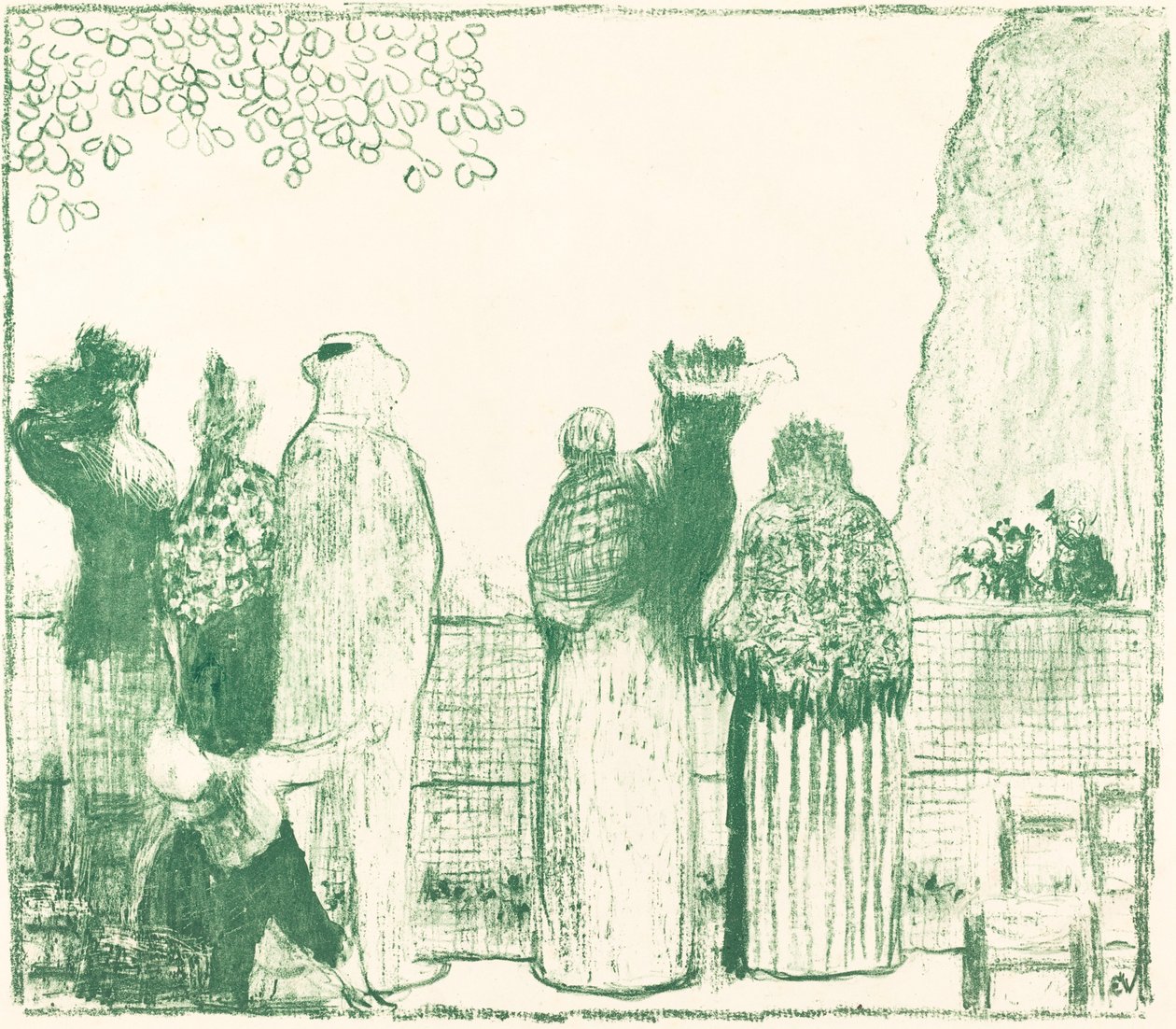 Os Jardins das Tulherias de Edouard Vuillard