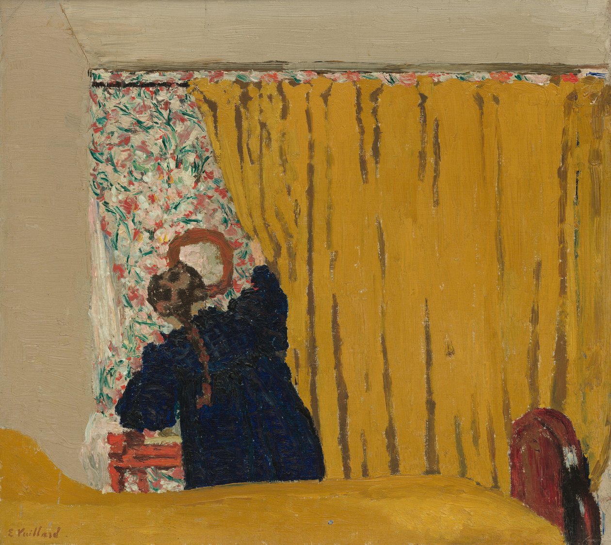 A cortina amarela de Edouard Vuillard