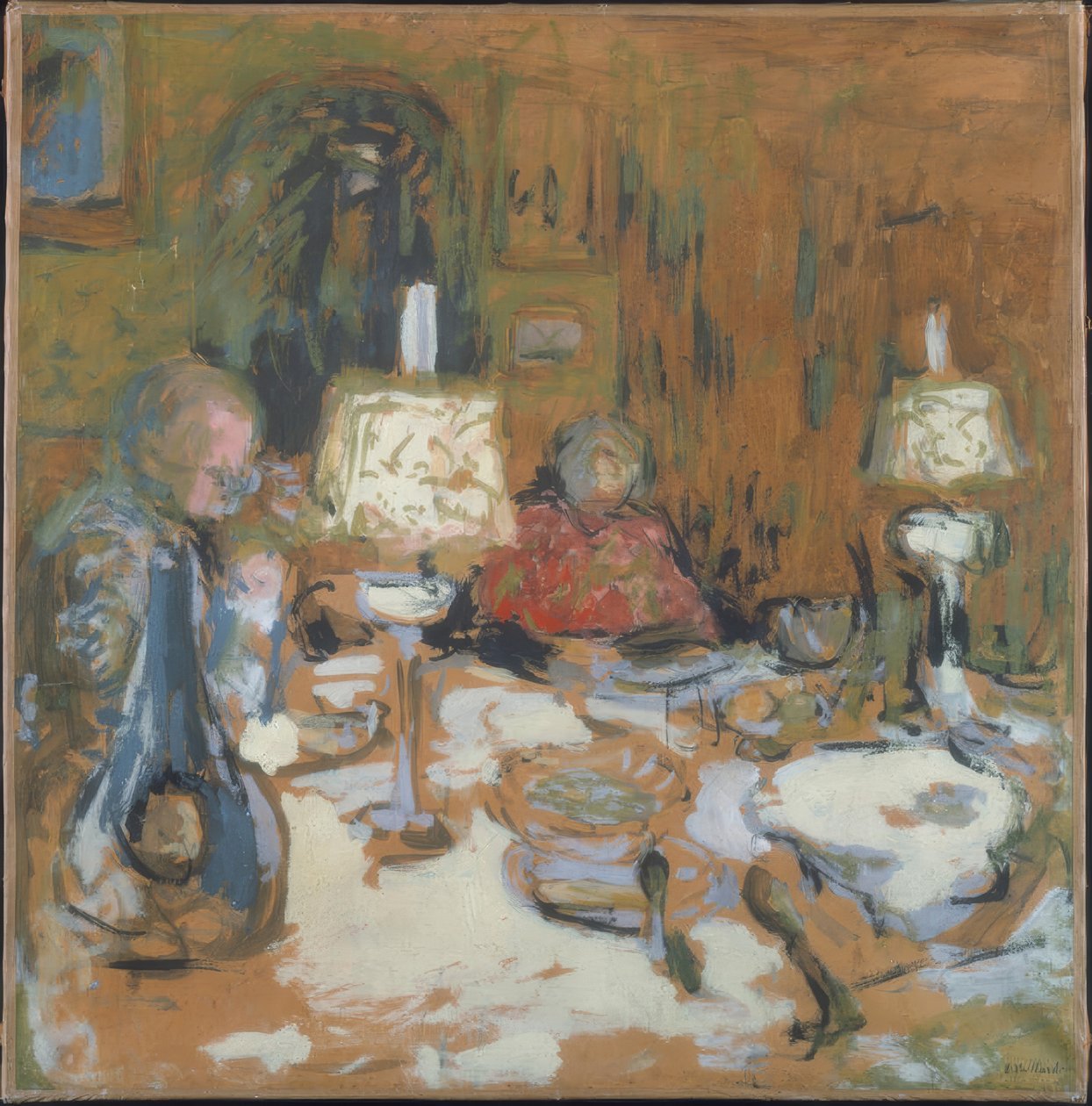 O jantar, rue de Calais de Edouard Vuillard