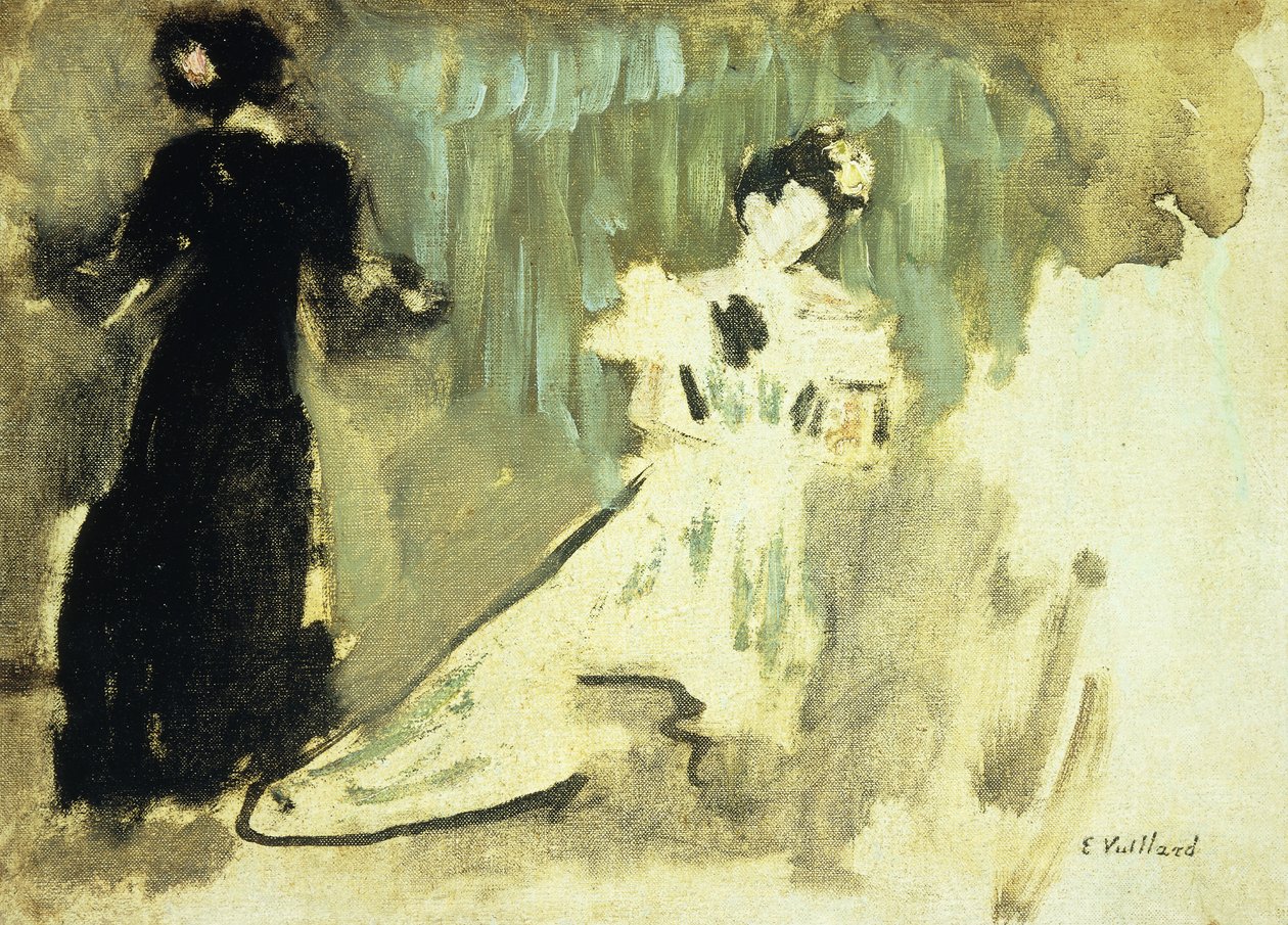 Duas mulheres; Duas mulheres, c.1905 de Edouard Vuillard