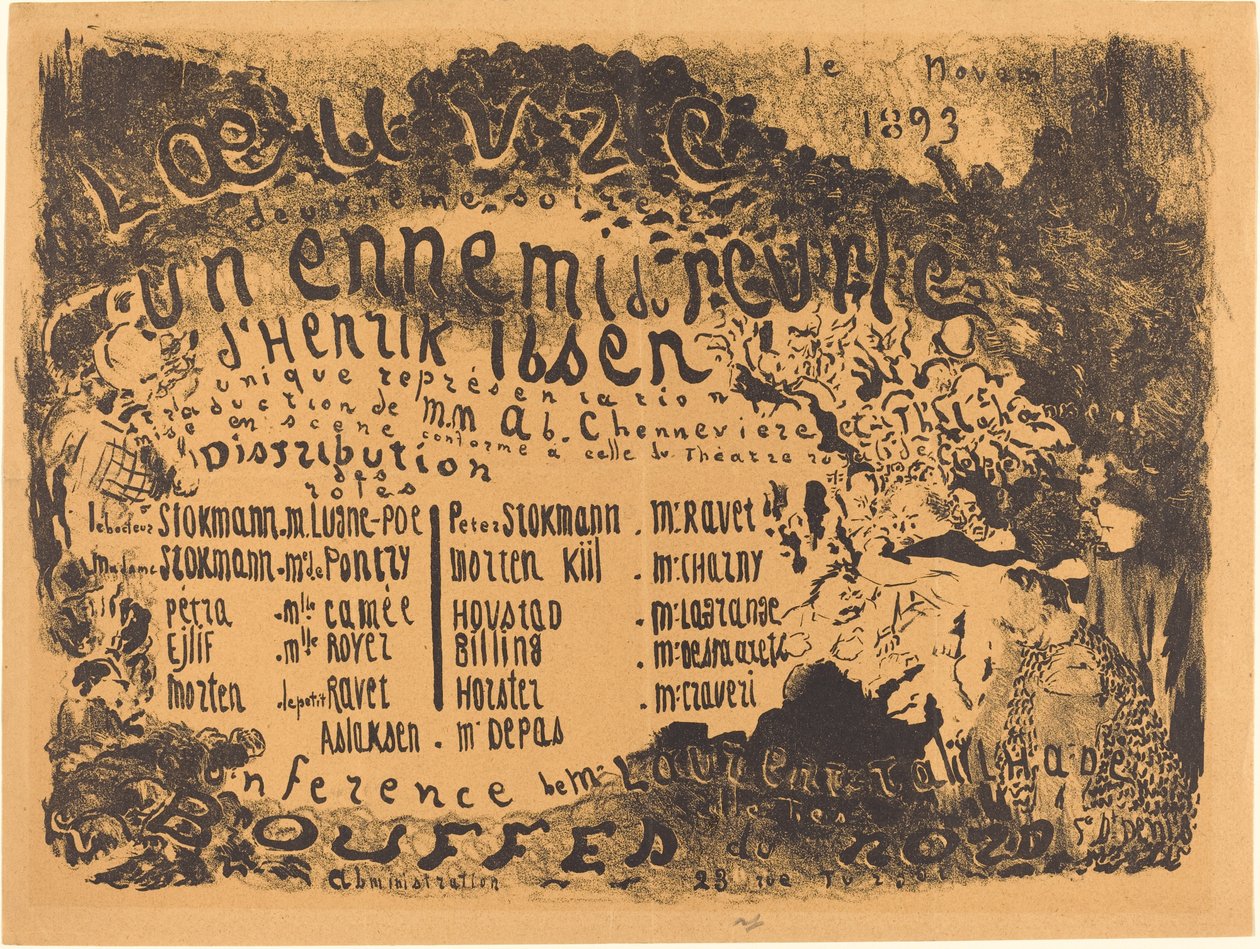 Um inimigo do povo de Edouard Vuillard