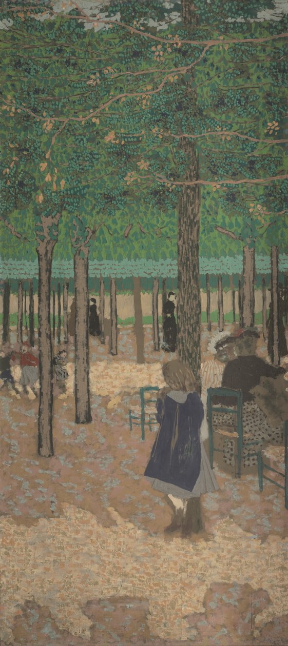 Sob as Árvores (de "Os Jardins Públicos") de Edouard Vuillard