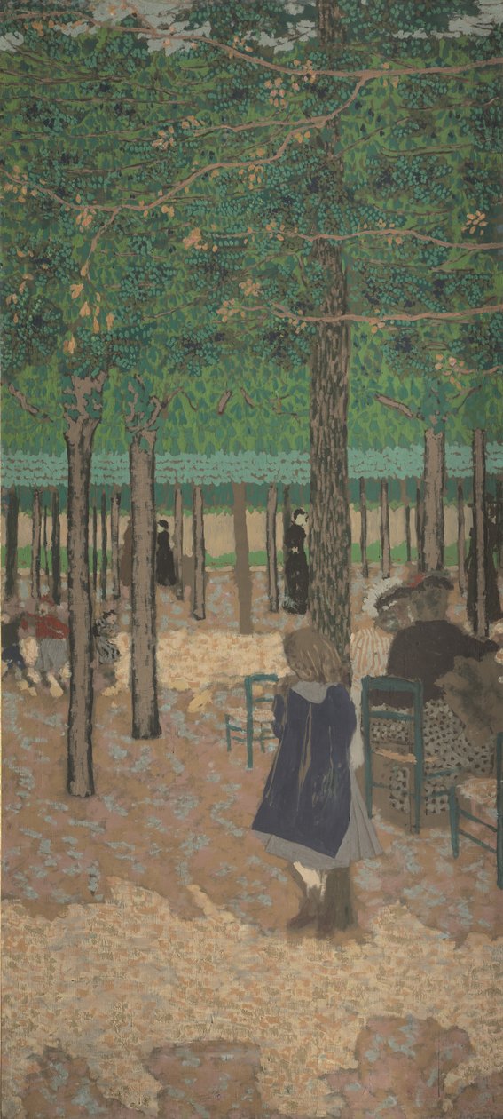 Debaixo das árvores, 1894 de Edouard Vuillard
